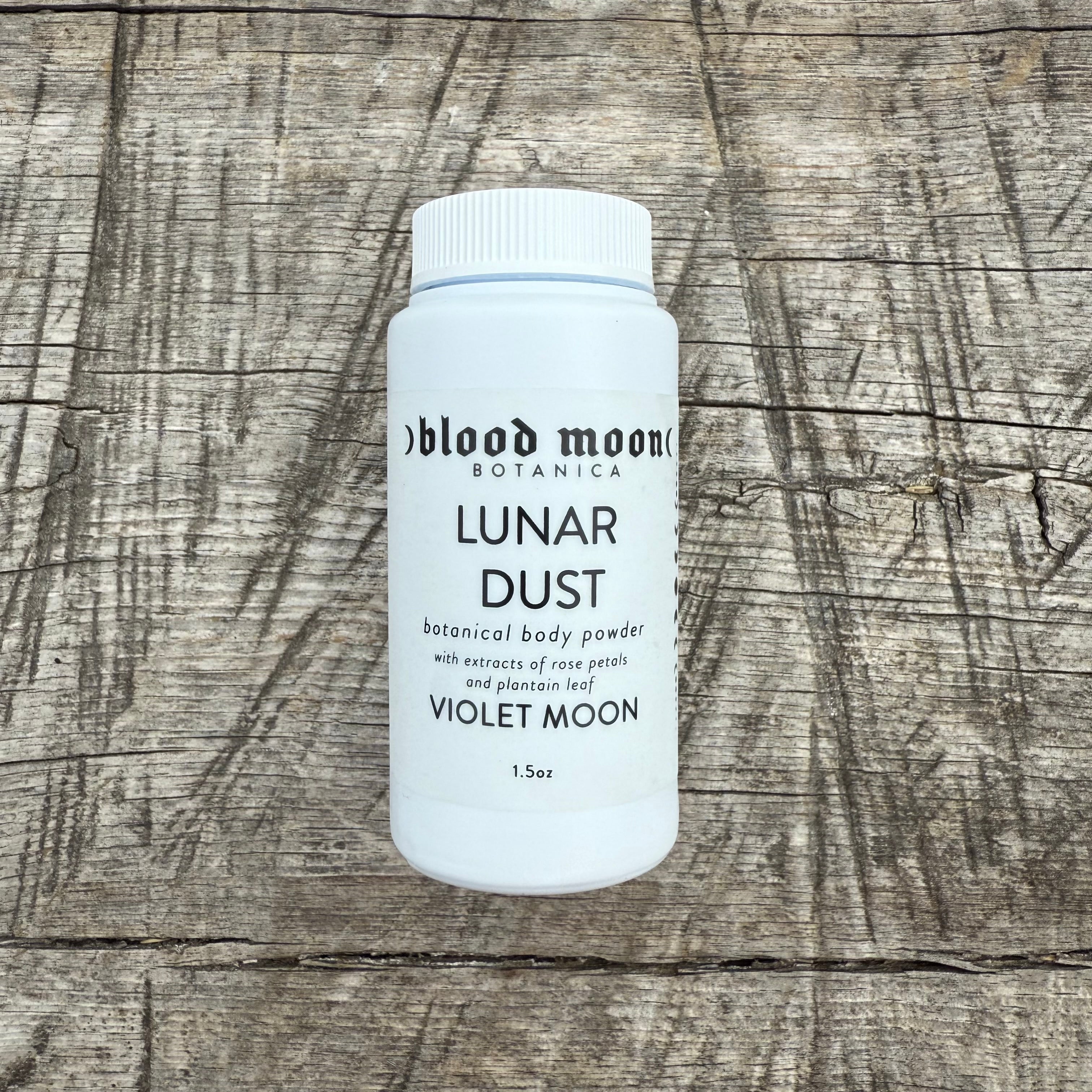 Violet Moon Lunar Dust - Talc Free Herbal Body Powder – Blood Moon Botanica