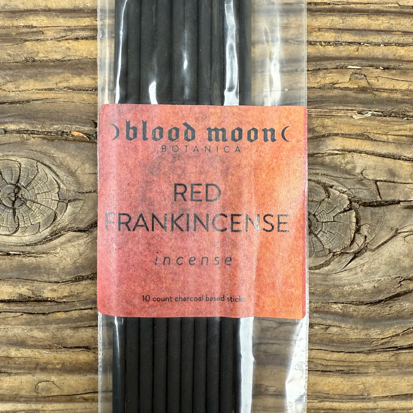 Hand-Dipped Charcoal Based Incense Sticks, Red Frankincense
