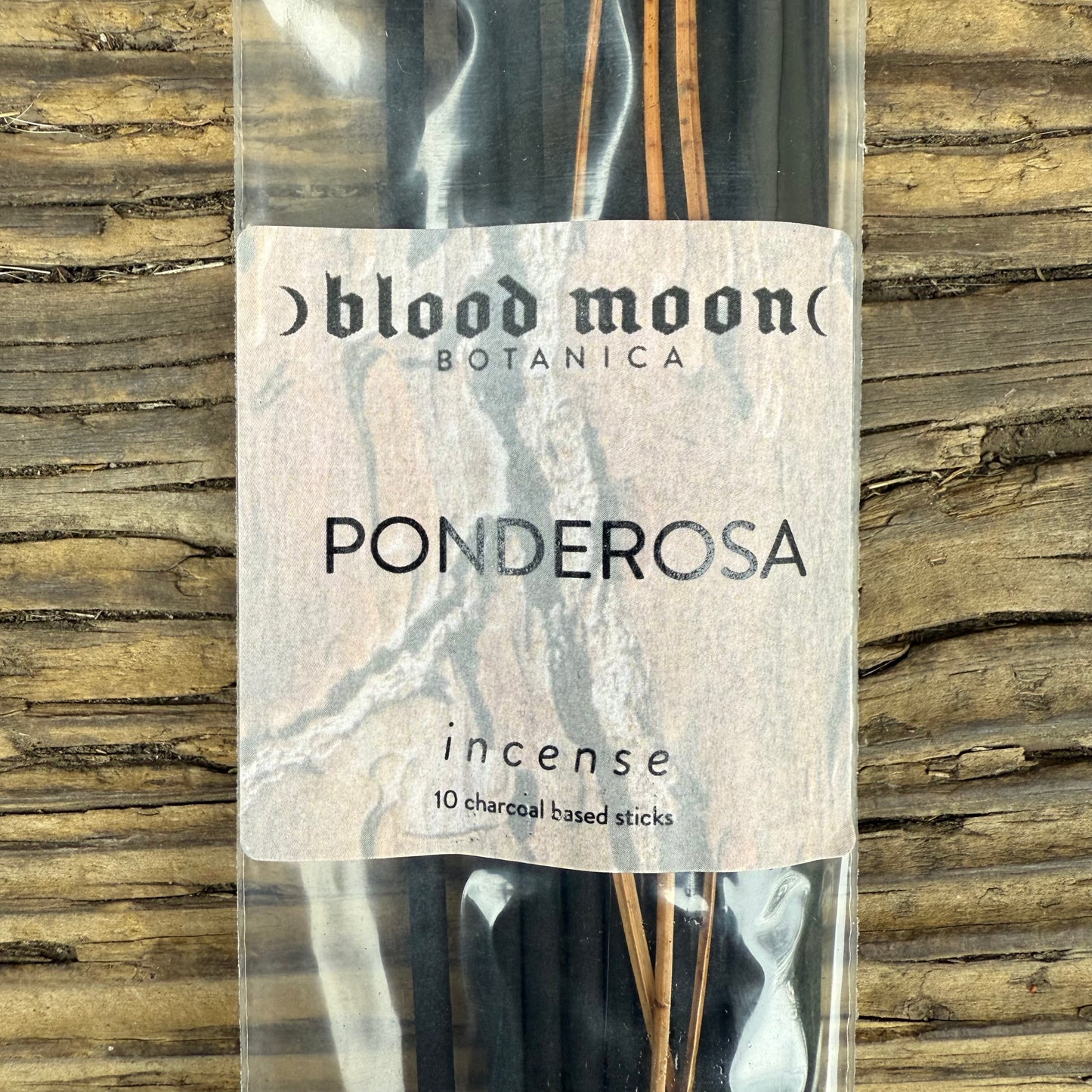 Hand-Dipped Charcoal Based Incense Sticks, Vanilla Pine