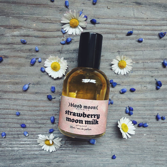 Strawberry Moon Milk Eau de Parfum - Tart Strawberry, Vanilla Milk, White Amber