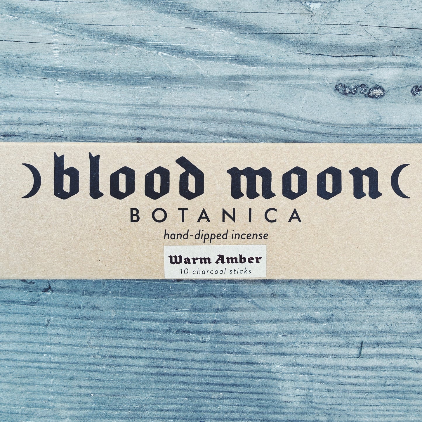 Warm Amber - Labdanum, Benzoin Charcoal Incense