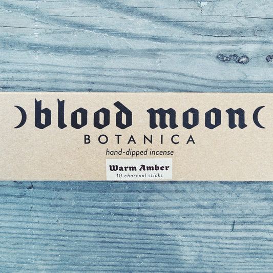 Warm Amber - Labdanum, Benzoin Charcoal Incense