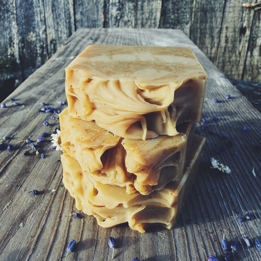 Golden Milk Cold Process Soap - Turmeric, Black Pepper, Coconut Milk