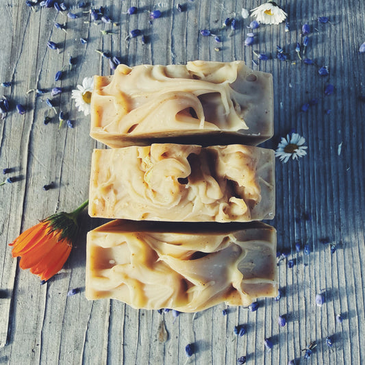 Golden Milk Cold Process Soap - Turmeric, Black Pepper, Coconut Milk