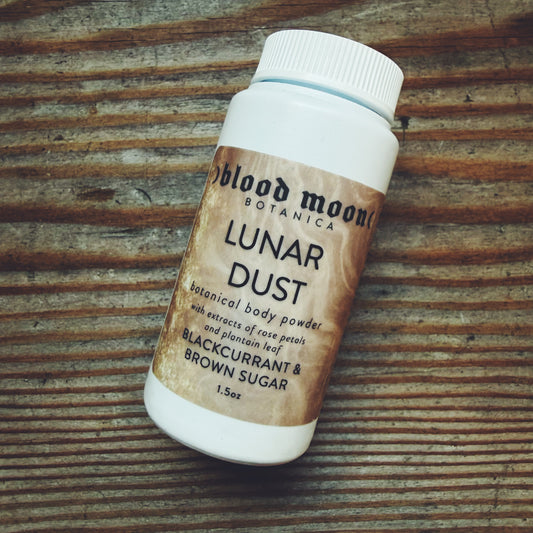 Blackcurrant & Brown Sugar Lunar Dust - Talc Free Herbal Body Powder