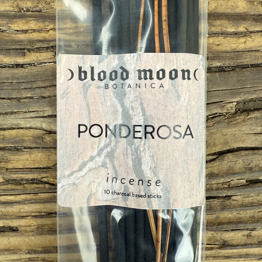 Hand-Dipped Charcoal Based Incense Sticks, Vanilla Pine