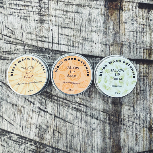 Tallow (Calendula Infused) Lip Balm