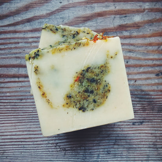 Cottage Calendula Whole Plant Infused Cold Process Soap