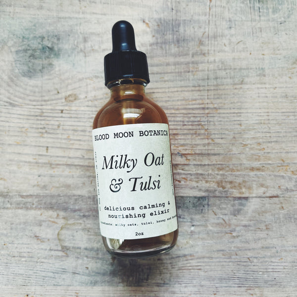 Milky Oats & Tulsi Nourishing Tincture